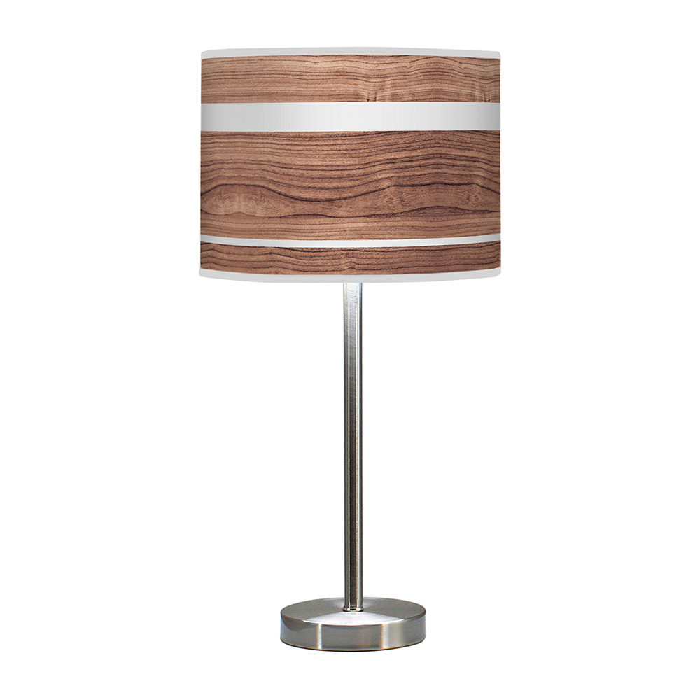 band printed shade hudson table lamp