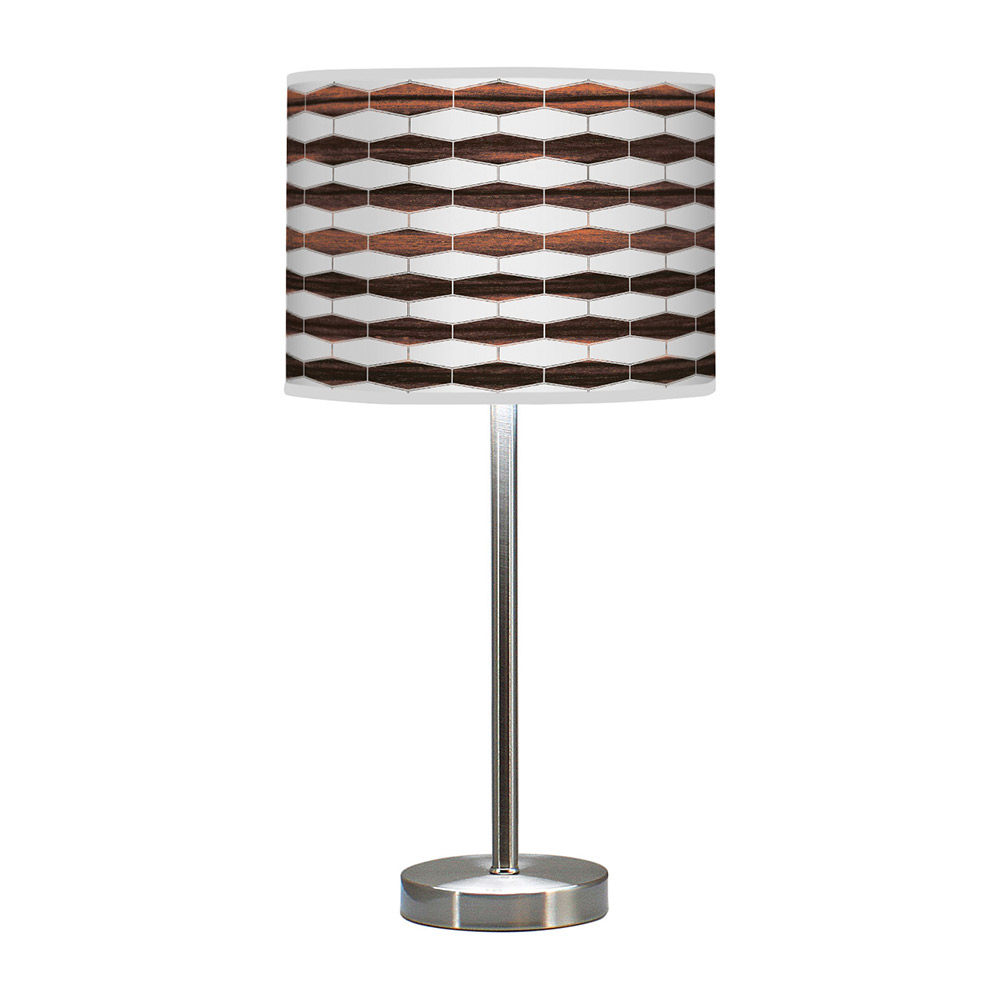 weave 3 hudson table lamp ebony