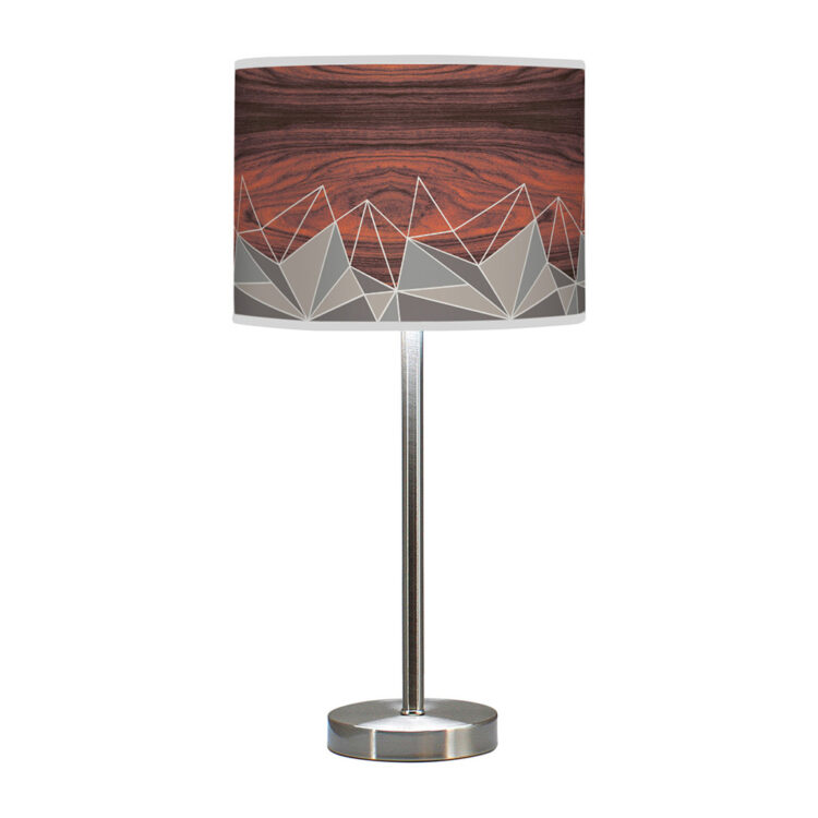 Facet Printed Shade Hudson Table Lamp