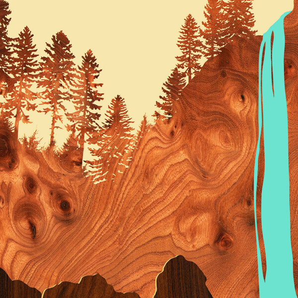 Latourell Falls Nothwest waterfall wall Art Print