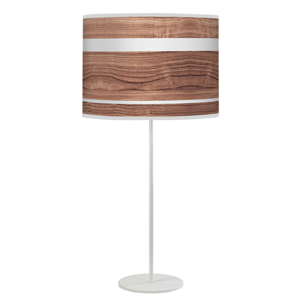 band tyler table lamp walnut