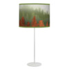 treescape printed shade tyler table lamp green