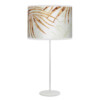 palm printed shade white tyler table lamp green