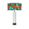 geode printed shade thad table lamp blue white