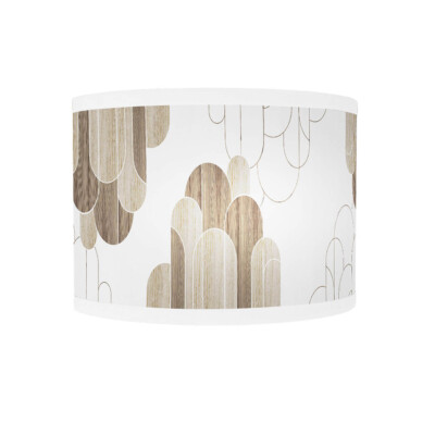 arch Printed Shade Curve Sconce
