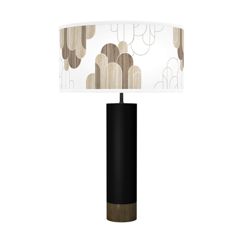 arch printed shade thad table lamp fixture