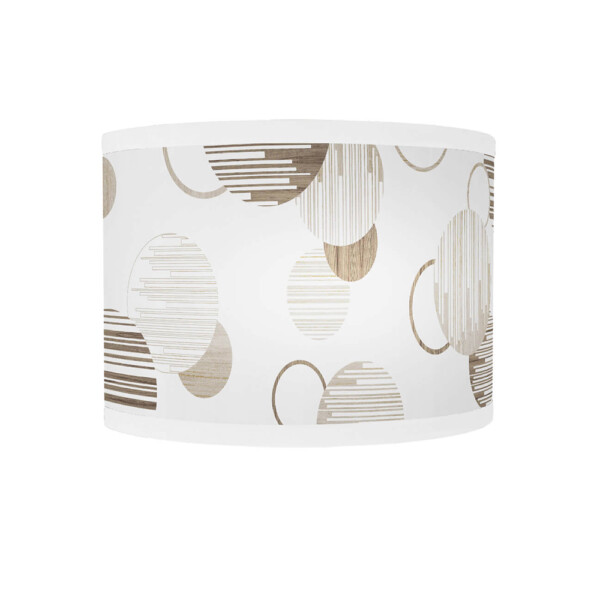 circle Printed Shade Curve Sconce
