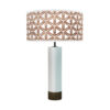 cubist printed shade thad table lamp white