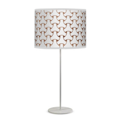 basket weave printed shade tyler table lamp