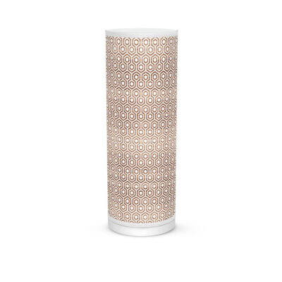 hexagon shade tube table lamp